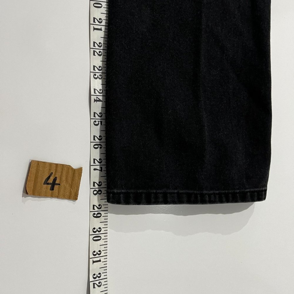 Bill Blass Perfect Fit Jeans Women's Black Straight Leg Cotton Size 6 - Picture 7 of 7